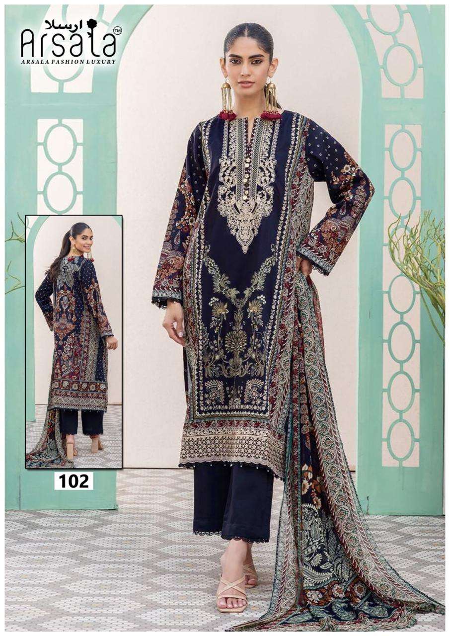 LUXURY AMARA HEAVY COTTON ARSALA FASHION